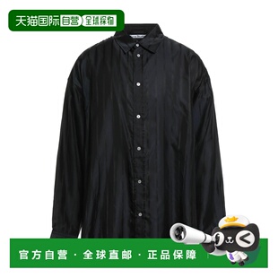 1h可退 香港直邮Acne Studios 艾克妮 男士 花纹衬衫 black黑色