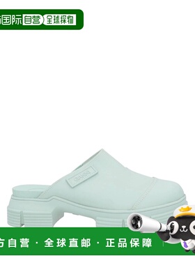 香港直邮GANNI 甘尼 女士 Mules 木屐 green绿色 舒适时尚