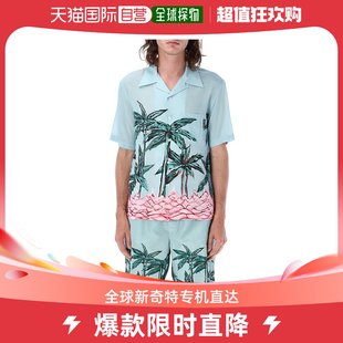 Angels 男士 Palm 香港直邮Palm 棕榈树印花短袖 衬衫