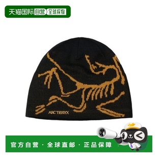 自营欧洲直邮ARCTERYX始祖鸟 黑色羊毛保暖针织帽男女通用帽子