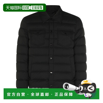 1h可退 香港直邮Herno 男士 黑色羽绒夹克 PI0023ULE12456Z
