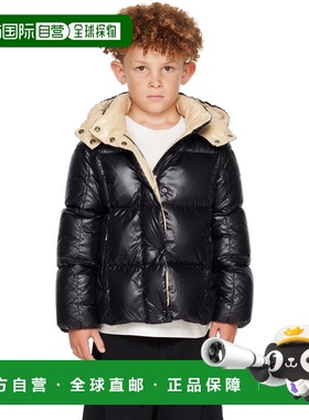 香港直邮moncler 男童 黑色 Parana Hooded 儿童羽绒夹克童装 K29