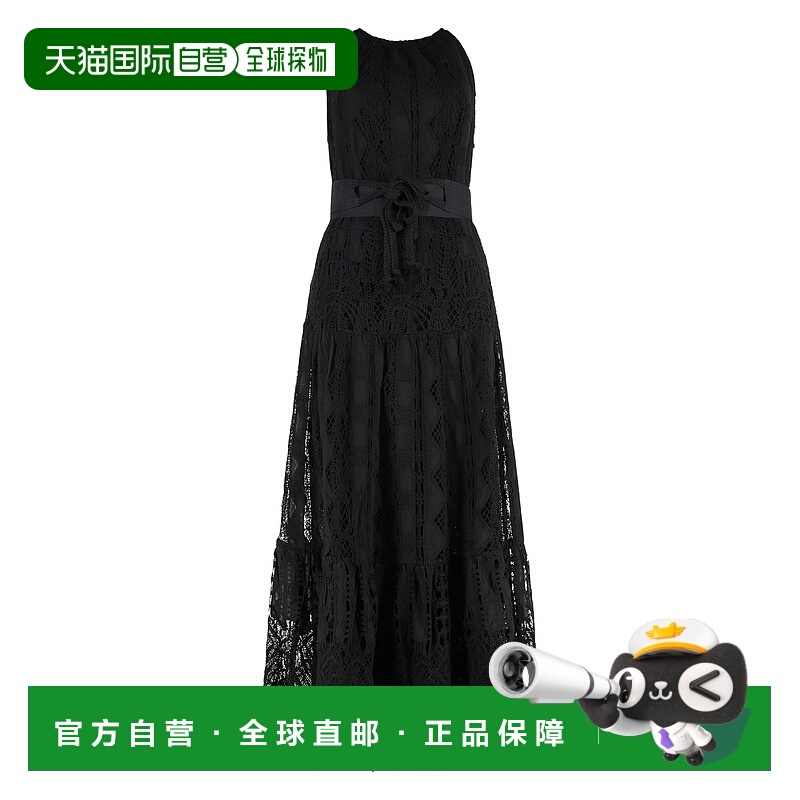 香港直邮Pinko 品高 女士 LA CURA 马德拉刺绣连衣裙 104857A2G9