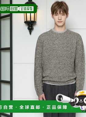 香港直邮AURALEE 男士 黑色 Airy Silk Wool Knit 毛衣 A25AP01JZ