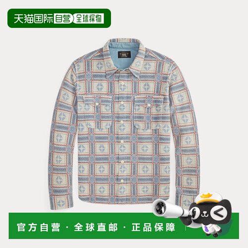 自营欧洲直邮Ralph Lauren拉夫劳伦 男士白色/多色棉质毛圈布工装