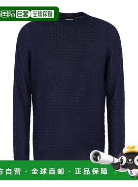 1h可退 香港直邮Giorgio Armani 圆领长袖毛衣 GM001973AF19079