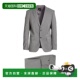 波士 舒适时尚 男士 grey灰色 西服 香港直邮BOSS