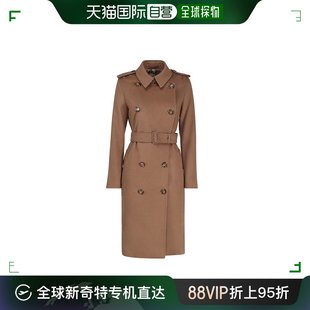 99新未使用 香港直邮Burberry 巴宝莉 女士 双排扣束带风衣