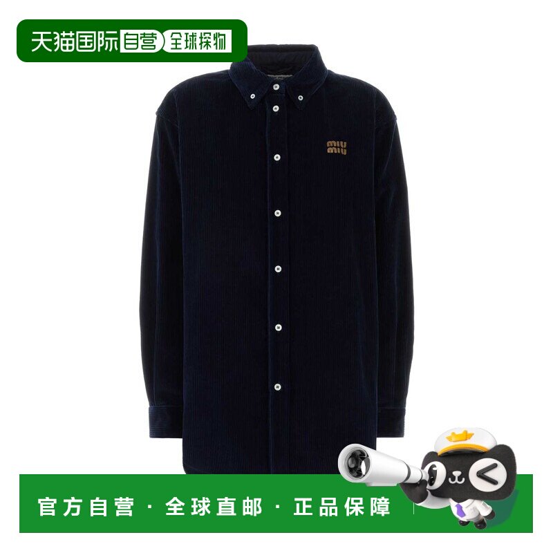 1h可退 香港直邮MIU MIU 女士T恤 MK1626SOOO18SZF0008BLEU SS202