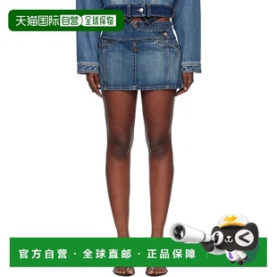 香港直邮Coperni 牛仔短裙 女士 Yoke COPJ109F2055 蓝色 1h可退