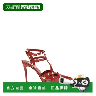 香港直邮valentino 华伦天奴 女士 Studdy Decollete 羔羊皮凉鞋