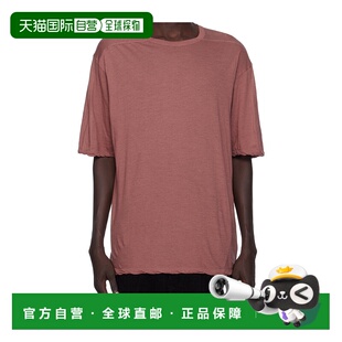 香港直邮Rick Owens 圆领短袖 T 恤 RU02E1232UC