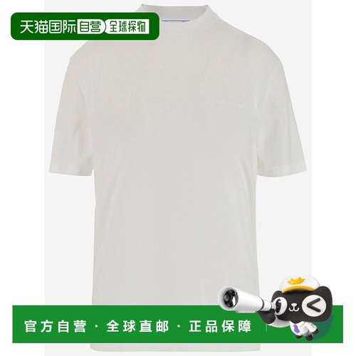 欧洲直邮OFF-WHITE 女士条纹短袖T恤OWAA049C99JER0010101