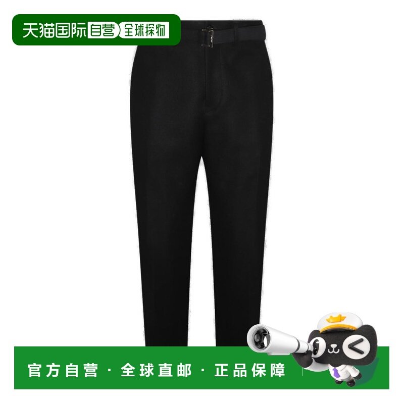 1h可退 香港直邮Sacai 男士 羊毛腰带休闲裤 03122M black黑色 舒,男装,休闲裤,淘宝优惠券,粉丝福利购,淘宝优惠卷