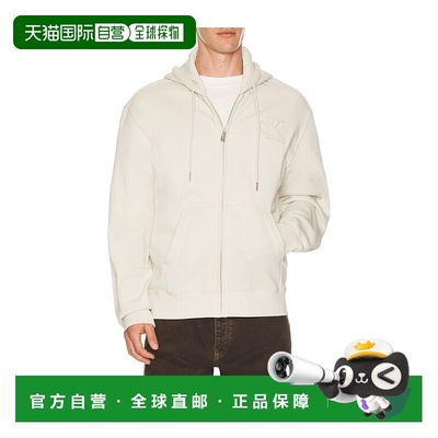 1h可退 香港直邮Calvin Klein 卡尔文 克莱恩 男士 抓绒全拉链连