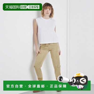 欧洲直邮Freeman T.Porter衣服女工装裤米色CELINE JAZZ休闲裤