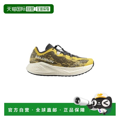 自营欧洲直邮Salomon Aero Glide 4 Grvl男士沙黄色/沥青灰跑步鞋