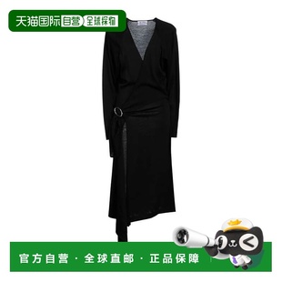 1h可退 香港直邮The Attico 女士 中长连衣裙 black黑色 舒适时尚