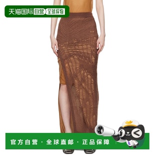 镂空针织半身裙 Owens RP02D3605KNETMH74 香港直邮Rick 1h可退