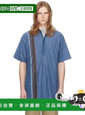 香港直邮The Row 男士 蓝色 Eddie Polo 衫 531Y713