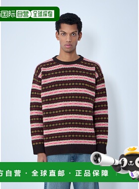 1h可退 香港直邮Miu Miu 缪缪 男士 Fairisle 毛衣 MML01R18SH