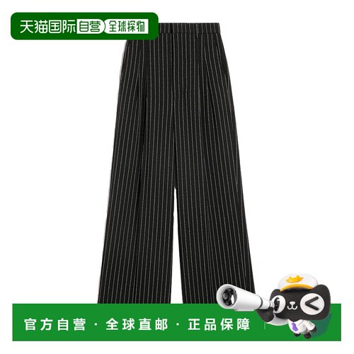 香港直邮Ami Paris 高腰休闲裤 阔腿裤西装裤FTR418 WV0040