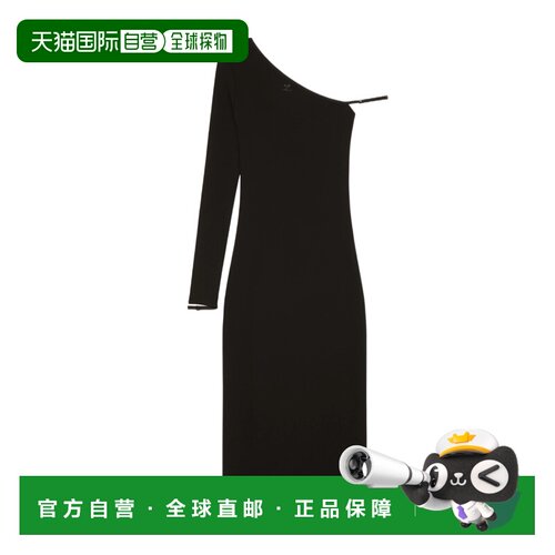 1h可退 香港直邮Courreges 单袖不对称连衣裙 323JRO243JS0097