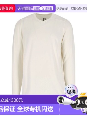 1h可退 香港直邮rick owens 瑞克 欧文斯 男士 白色毛线衫 RR02E1