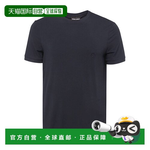 1h可退 Giorgio Armani 徽标短袖T恤 3GST52SJP4ZUBSG