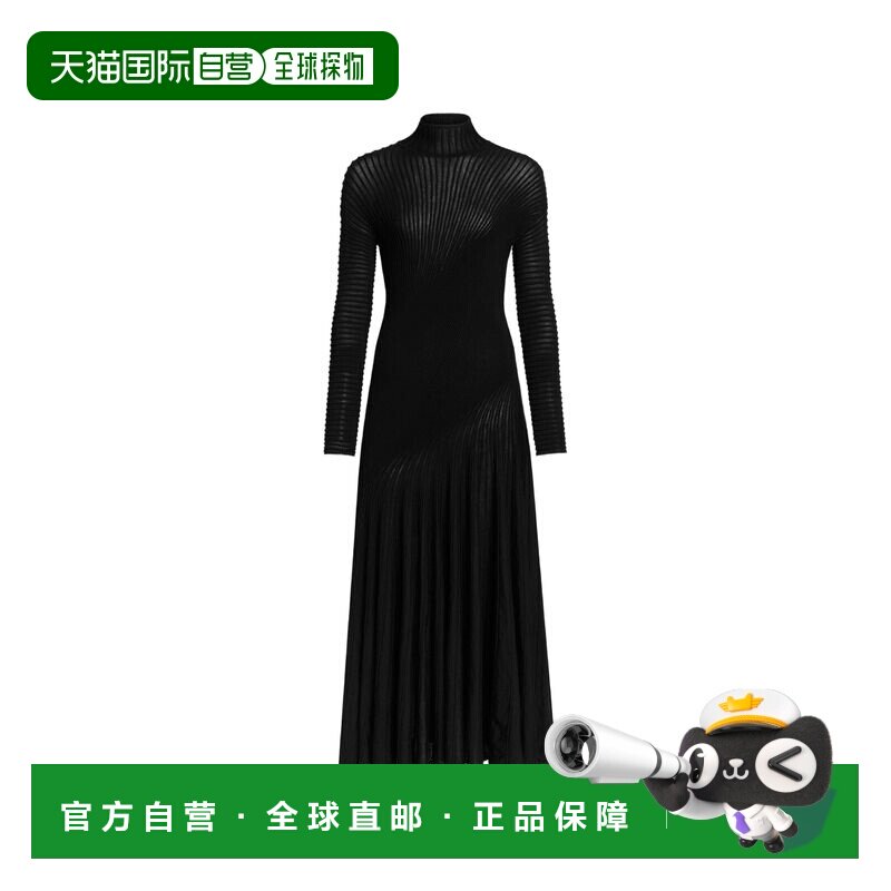 1h可退 香港直邮alaia 女士 扭曲羊毛连衣裙 AA9R2834K142C995NOI