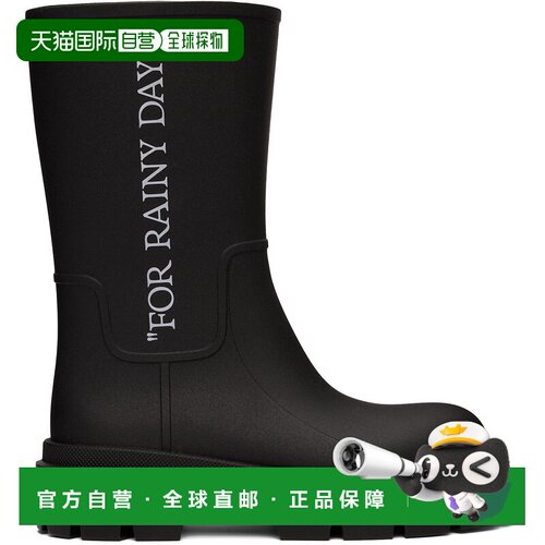 香港直邮off-white 女士 黑色 Reboot Rainy Days 中筒靴 W049C9M