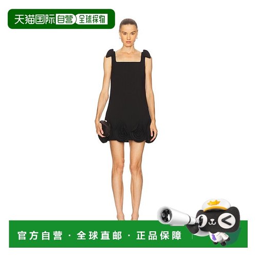 香港直邮Self-Portrait 女士 3d 绉纱花朵迷你连衣裙 SC25020SB