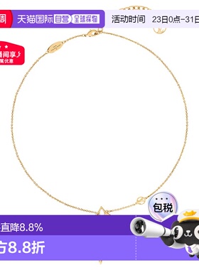 自营1h可退 欧洲直邮LV路易威登项链23新款FLOWERGRAM女金色镂空