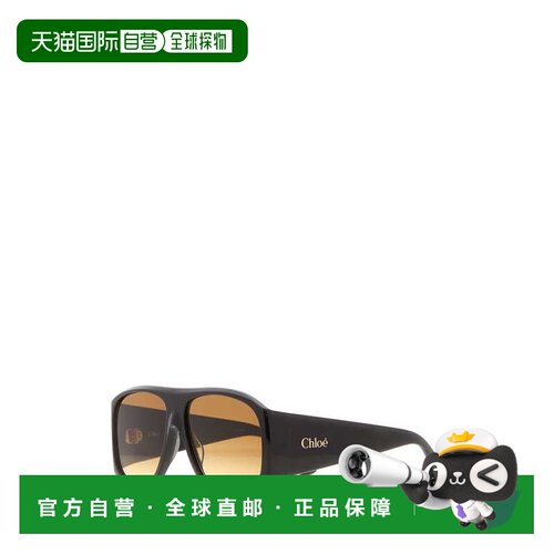 香港直邮Chloe 蔻依 女士 Izia 深褐色醋纤太阳眼镜 CH0347S00160