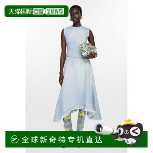 歐洲直郵Acne 氨綸連衣裙 SS25女士淺藍(lán)色棉 Studios
