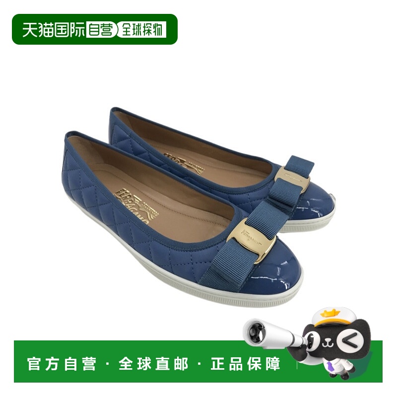 香港直邮Salvatore Ferragamo 徽标平底鞋女鞋单鞋 0593404RUFINA