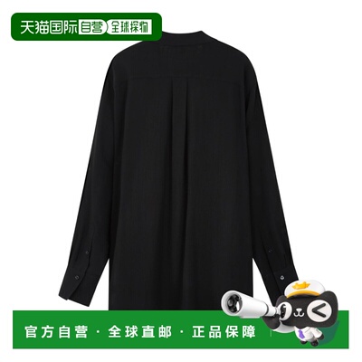香港直邮TOTEME 女士衬衫 254WRT0560FB0480BLACK【付后1h可退】