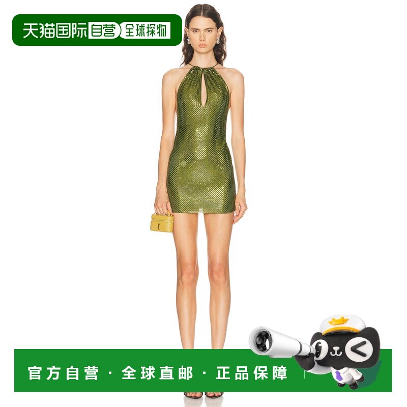 香港直邮Self-Portrait 女士 人造钻石迷你连衣裙 SS26169SG