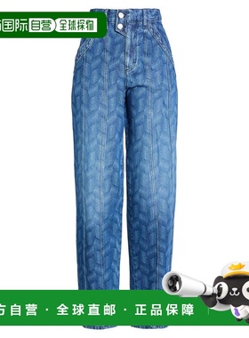 1h可退 香港直邮ISABEL MARANT 女士 牛仔长裤 blue蓝色 舒适时尚