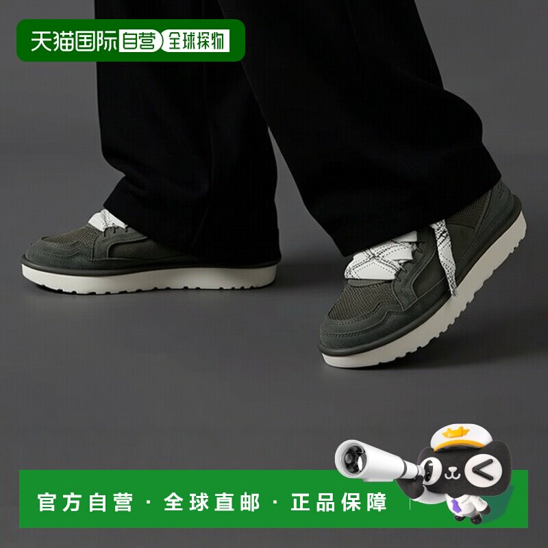 欧洲直邮UGG鞋子女高帮板鞋黑色LOWMEL休闲鞋图片