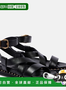 香港直邮Jimmy Choo 周仰杰 女士 Blaise 皮质凉鞋