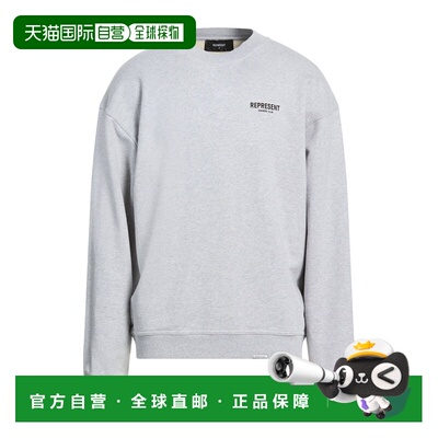 1h可退 香港直邮Represent 男士 卫衣 grey灰色 舒适时尚