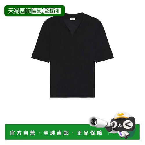 1h可退 香港直邮Saint Laurent 圣罗兰 男士 Manches Courtes Pol