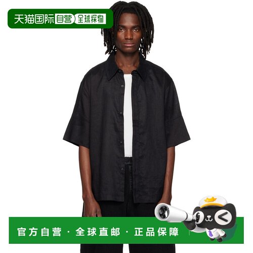 1h可退 香港直邮Entire Studios 男士 黑色 Ojai 衬衫 ESSS26SR01