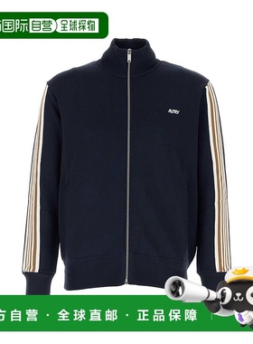 1h可退 香港直邮AUTRY 男士 海军蓝针织开衫 JAPMB5KB blue蓝色