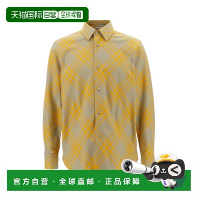 1h可退 香港直邮BURBERRY 男士衬衫 8076434B7363 AW2023 花色 Pr