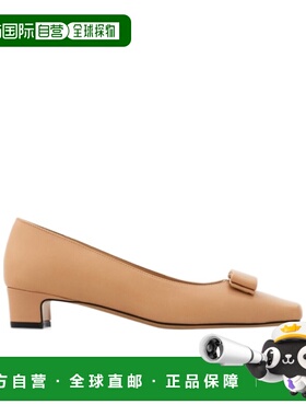 1h可退 香港直邮Salvatore Ferragamo rirri 标志性蝴蝶结低跟鞋