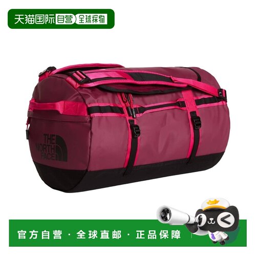 自营欧洲直邮THE NORTH FACE北面 Base Camp男士酒红色/黑色50升