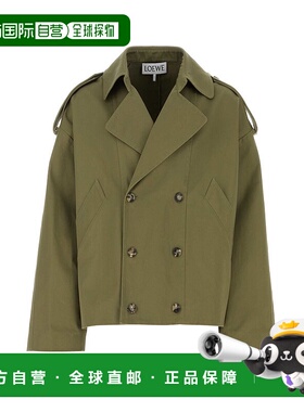 LOEWE 男士风衣 H526Y02X12PICKLEGREEN长袖夹克