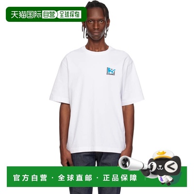 1h可退 香港直邮MAISON KITSUNE 男士 白色 Gallery Fox Oversize